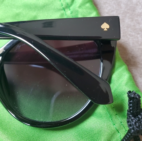 Kate Spade - Women's Samantha/S 8079O Black Cat Eye Sunglasses 54mm Black - Picture 6 of 12